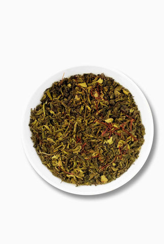 Saffron Green Tea; Best Gourmet Tea;  Green Tea Taste, Best green tea taste,